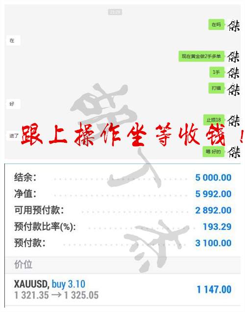 胡丁杰：黄金今晚区间震荡，看我来回盈利9美金，先从空做起！