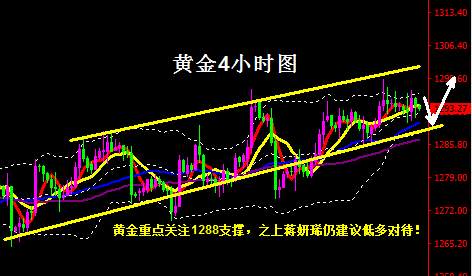 蒋妍琋：黄金多空分歧较大关注1288支撑 原油OPEC会议前仍有回落