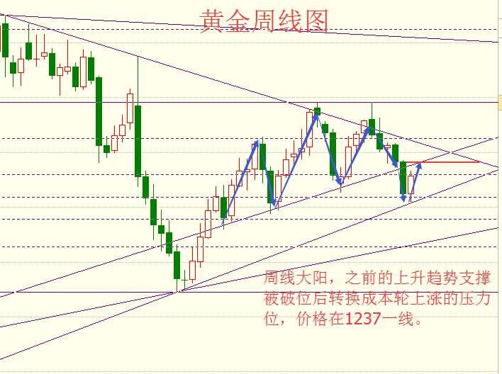 佳丽点金：7.15-7.16周评 黄金原油下周走势分析及策略布局