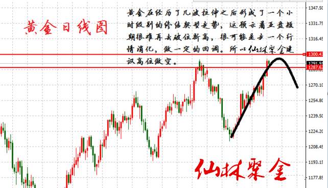 仙林聚金：6.8原油黄金今日行情分析及操作策略附解套