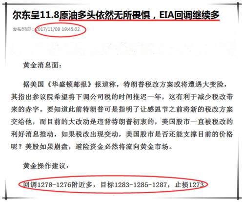 尔东呈11.9神准布局，黄金原油接二连三获利中