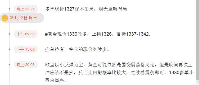张皓晟：黄金大跌美元飙升 先空后多看1315支撑