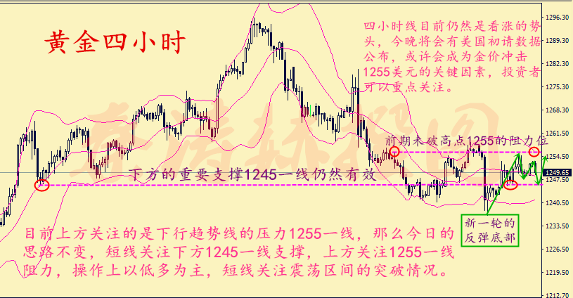 秦涛赫:晚间初请打破金价震荡,6.29黄金走势分析及操作建议