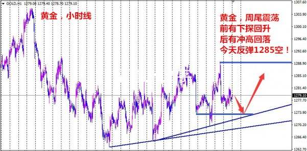 鹏哥解盘:11.17众议院通过税改议案黄金反弹就是空