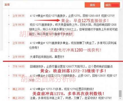 胡禹丞：4.13黄金原油在线指导！