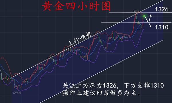 胡丁杰：黄金回调等一路错一路，你有多少资金坚持?后市操作看空！