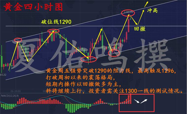夏佑鸣：11.20黄金暴涨拉升，下周黄金全面解析附解套