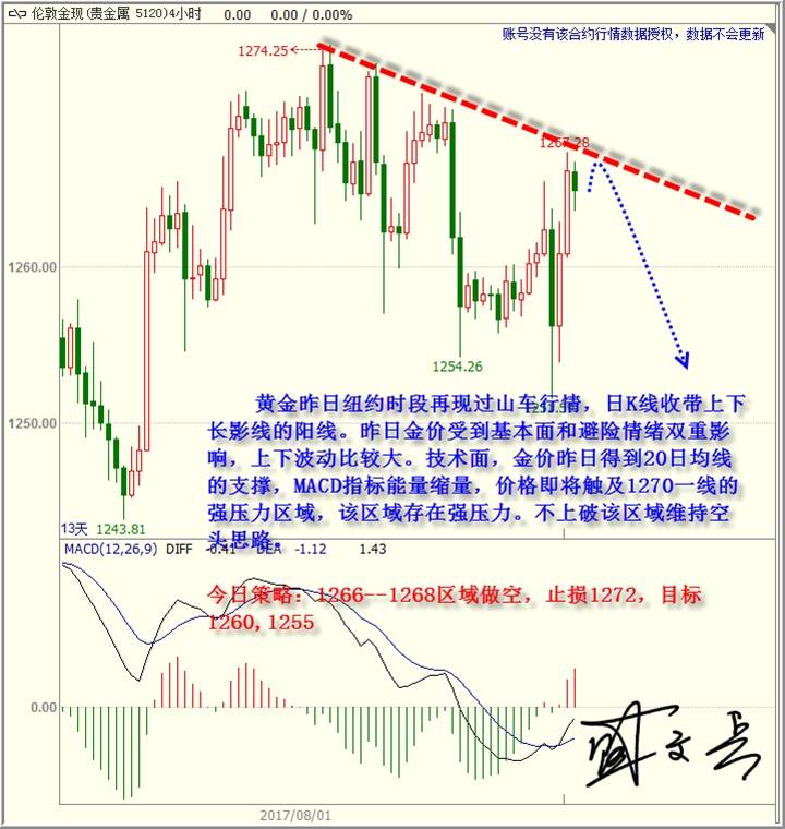 美国就业市场强劲，黄金非美高空为主