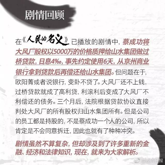 【汇趣闻】《人民的名义》竟然藏了这么多金融知识!