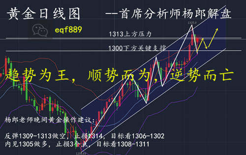 杨郎解盘：月线收官非农大赚机会来临，美指回落黄金反弹抓住就赚