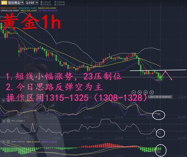 沈云伊:9.14想解.套看这里，今日黄金高空原油回撤多，美盘前夕保获利！