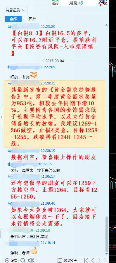 肖子坤：8.5非农黄金做空三连胜，后市走势分析附点位解套