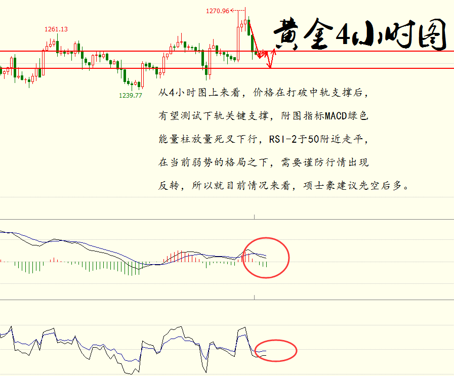 项士豪:4.10晚间黄金原油操作建议