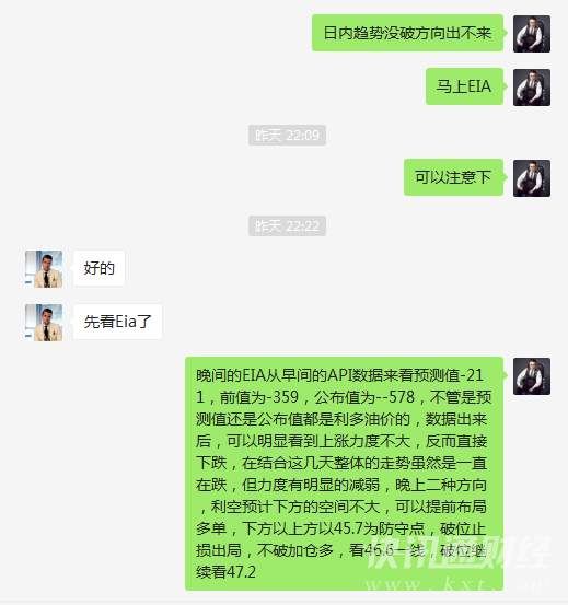 EIA完美止盈，朋友圈现价喊单连胜2周！完美翻仓！