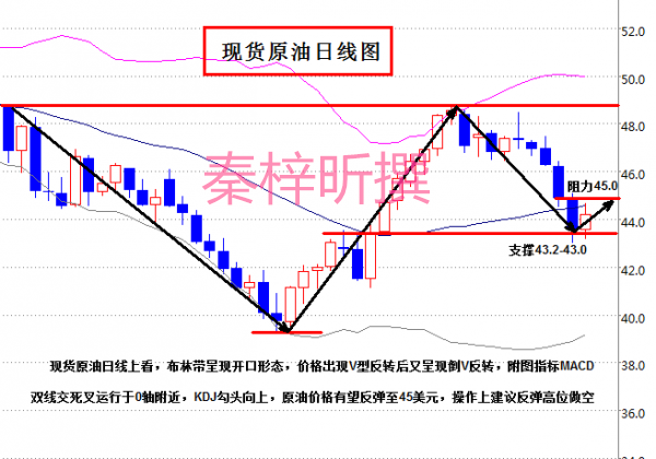 秦梓昕:普京表态助推冻产油价继续上涨?黄金原油下周走势分析!