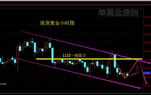 单晨金：12.23黄金震荡下行，多单被套何解？日内操作策略