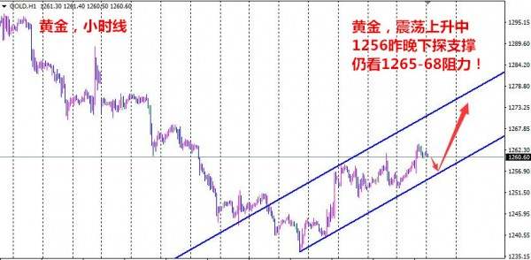 夏钧姗：12.19黄金延续涨势等候税改投票结果，日内分析