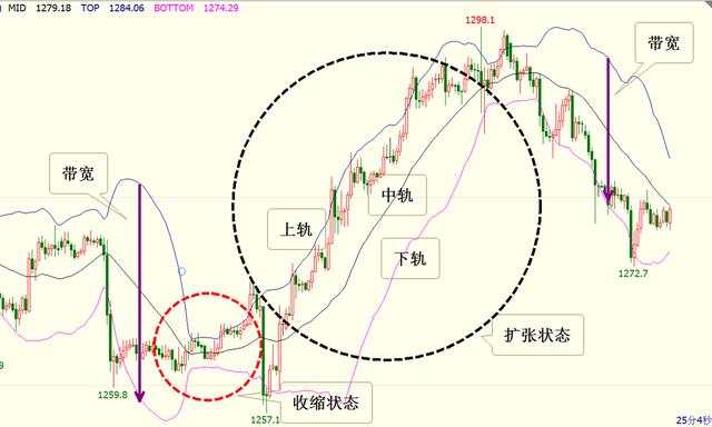 Followme收缩,扩张,布林,布林线,轨道,黄金