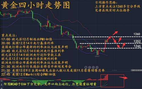 萧昱晟：12.14晚评初请利空黄金后市走势分析及策略附解套思路