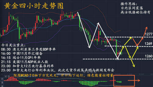 萧昱晟：12.6晚评小非农来袭黄金走势分析及策略附解套思路