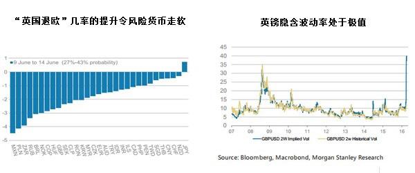 大摩：英国一旦脱欧 主要货币将何去何从？