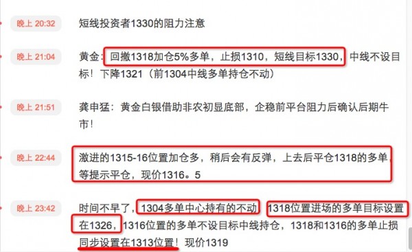龚申猛:黄金免费给一张现价1351逆势短空策略!