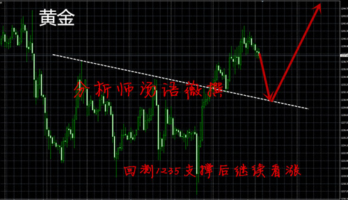 汤语薇:2.18周评下周黄金白银大胆多原油难破区间震荡