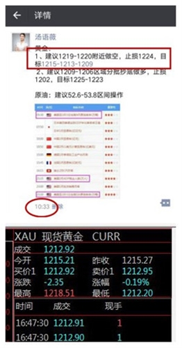 汤语薇：3.8日间黄金已获利出局，ADP&EIA来临布局黄金原油