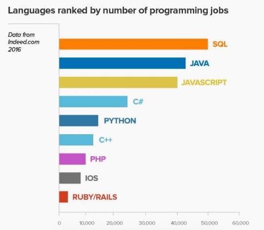 编程语言五花八门，哪种最具“吸金”能力？