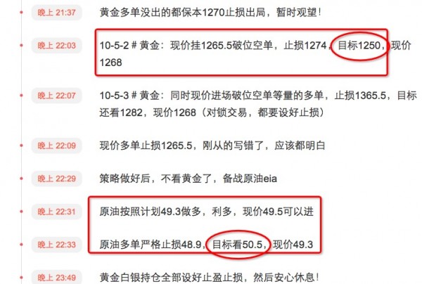 龚申猛：黄金白银原油多单完爆非农！回撤继续做多