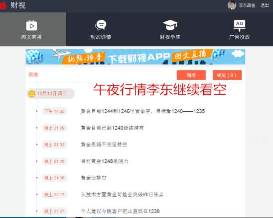 李东品金：空头趋势下做黄金不挣钱都困难