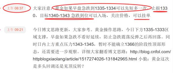 小狼：黄金晚盘看1348压力做区间，波幅不会大