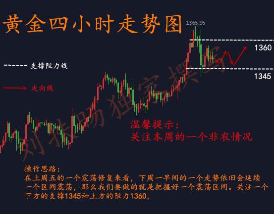 刘扶旸：1.29周一黄金走势分析 今日多空单解.套方案