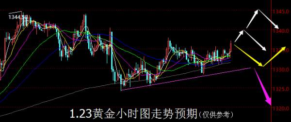 【老黑策略】1.23黄金操盘策略