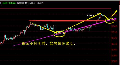 赵鑫胜：1-25黄金一路飙升1360，回调做多或做空？