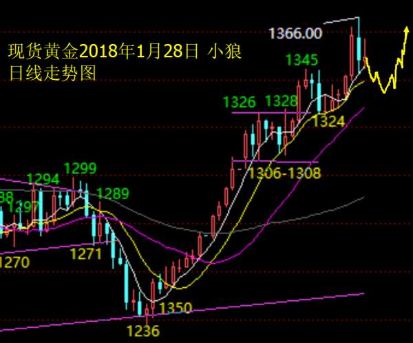 小狼：2018金银走牛市，非农周看探底回升