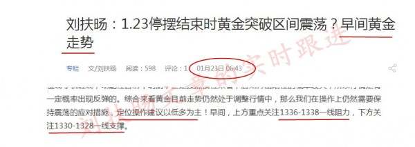 刘扶旸：1.24晚间黄金为何暴跌暴涨？多空来回被套？