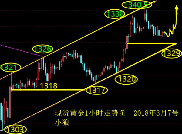 小狼：ADP难改美元弱势，黄金1329很关键