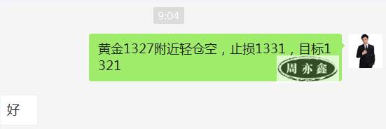 周亦鑫：3-16加息预期打压黄金，晚间黄金分析及操作建议