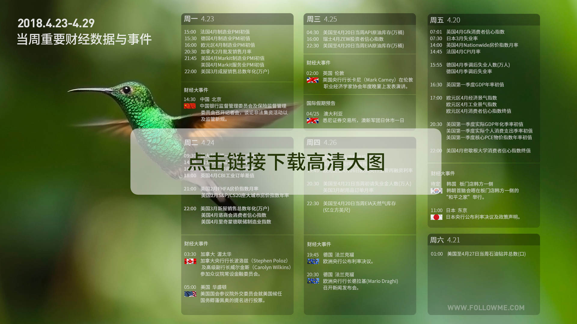 财经日历第十三期：美指重回90点上方，中美贸易争端转向科技领域。