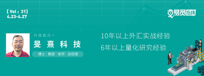 交易员在线31期 预告——有10年外汇经验、6年量化研究经验的经济学教授