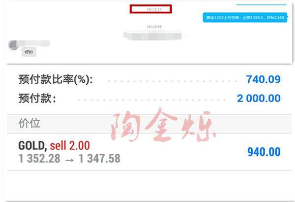 陶金烁：4.19黄金冲高再次意外跳水多空双向获利