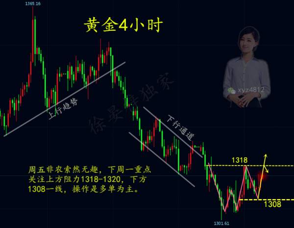 徐晏梓5.6 非农行情逆转回落，下周行情请继续
