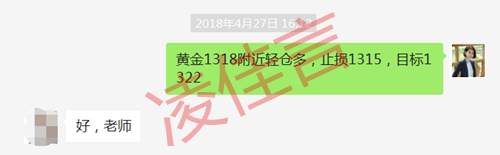 凌佳言：5.1黄金能否坚守住1307，后市操作建议！