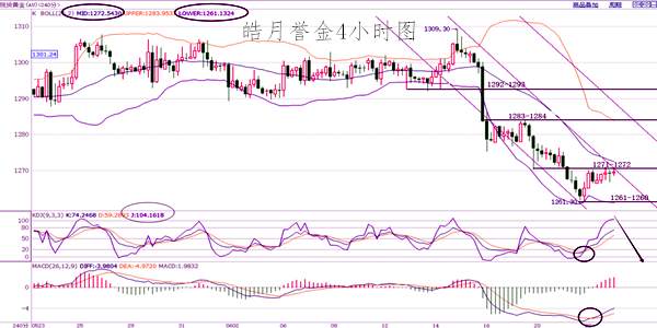 皓月誉金：6.24黄金周五以震荡收官，下周黄金走势操作策略