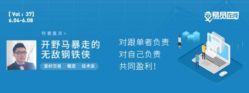 交易员在线37期 预告——一个从失败中走出来的狂热交易爱好者