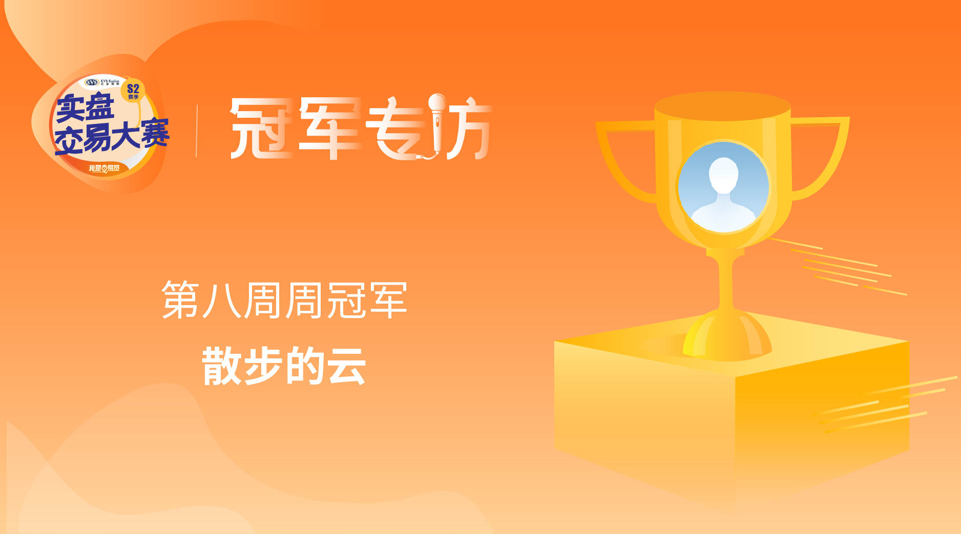 冠军专访 ▏@散步的云：交易获利最重要的因素是风控