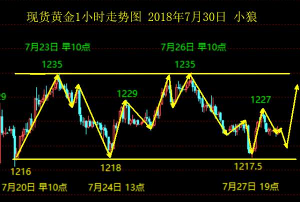 小狼：一幅图看清最近黄金行情的本质规律