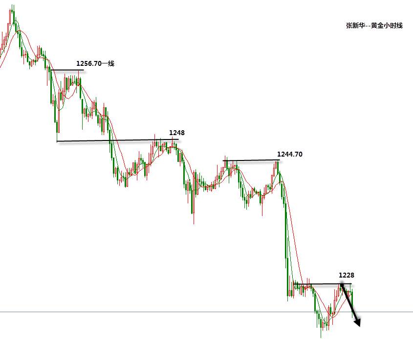 张新华：黄金双顶压制看新低！