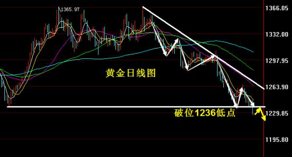 郑鑫乾：黄金昨日爆跌，今日黄金反弹无望